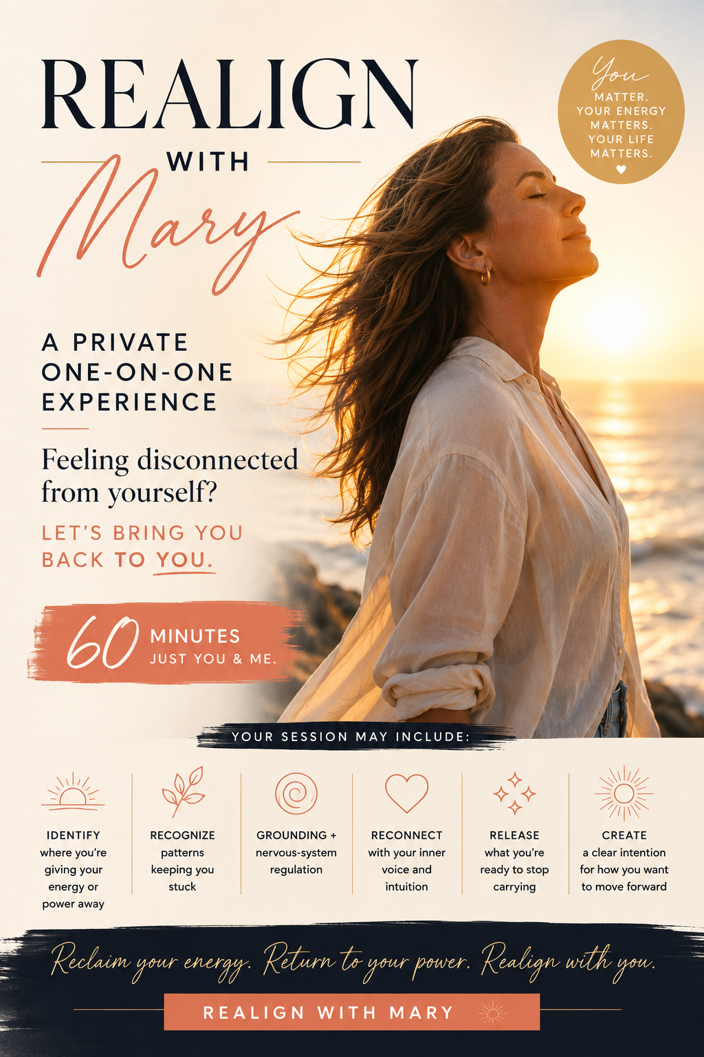 Realign With Mary A Private One-on-One Experience
