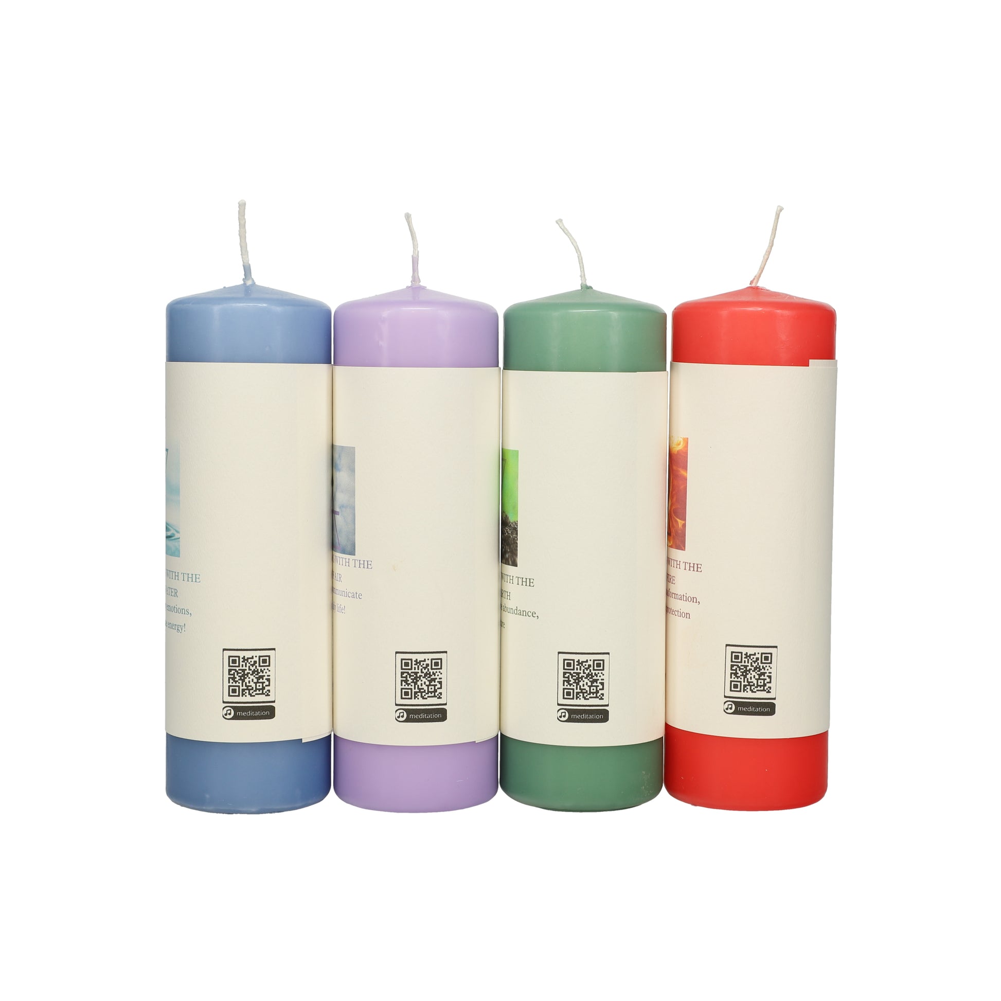 four element candle set