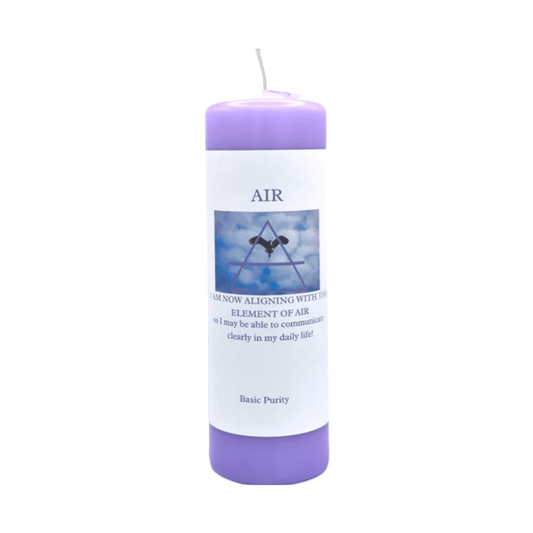 Air element meditation candle by Mary Armendarez
