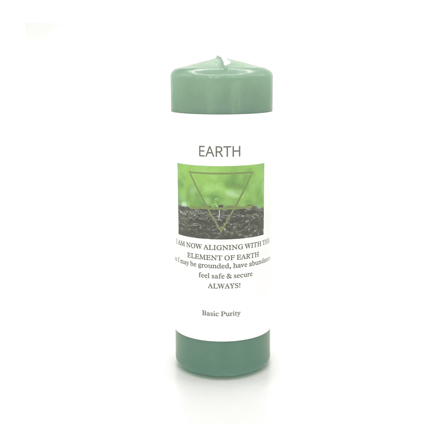 earth meditation candle by mary armendarez