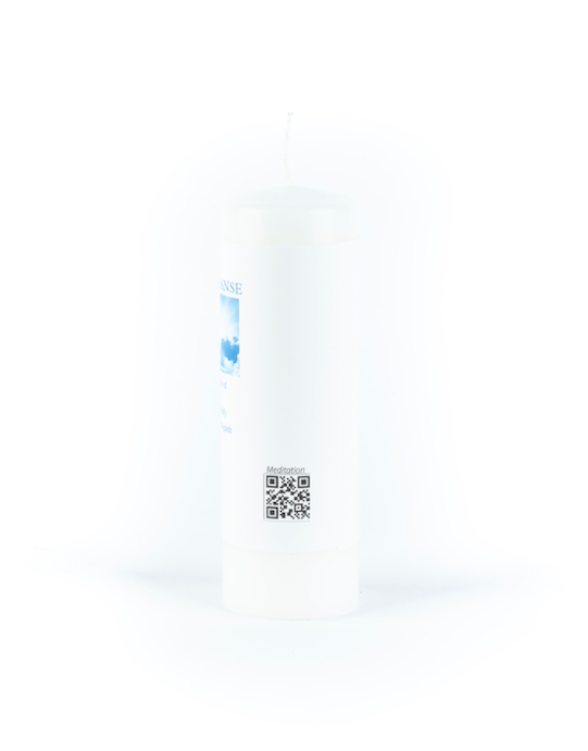 full moon meditation candle by Mary Armendarez