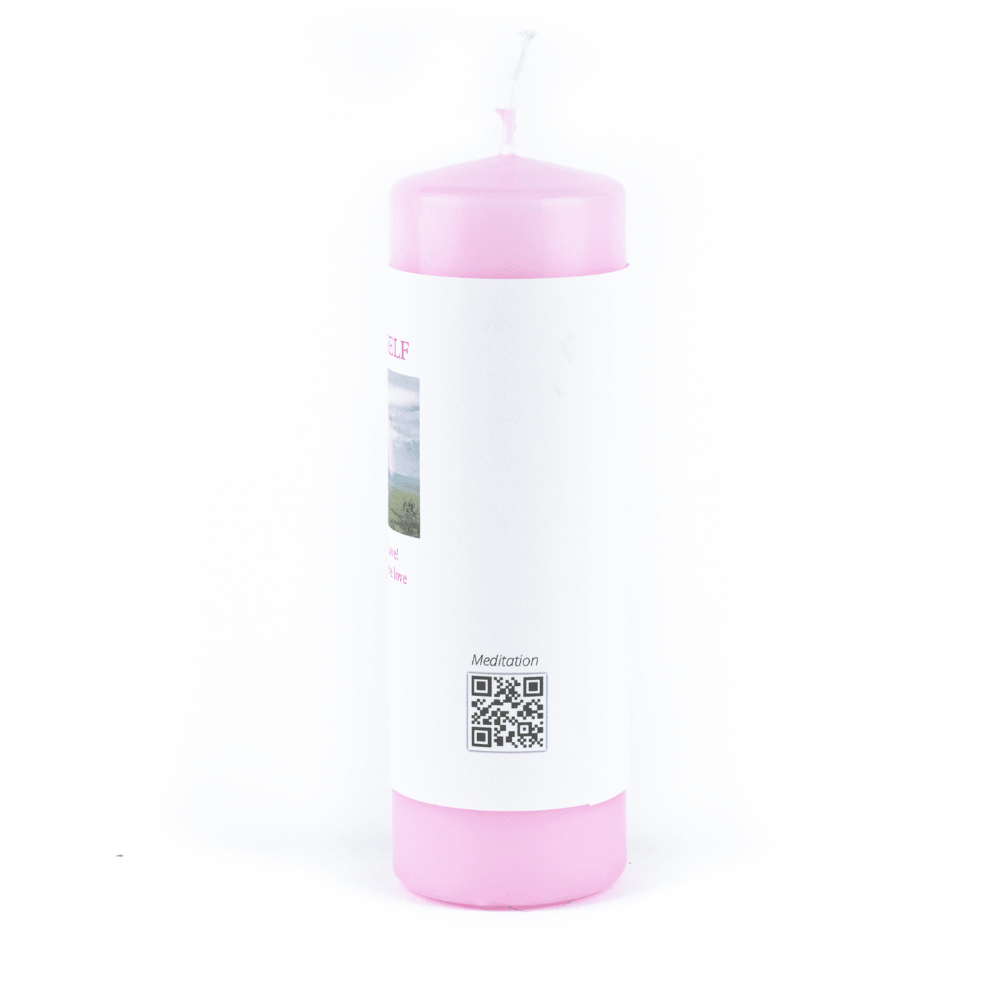 "I love myself" meditation candle by Mary Armendarez