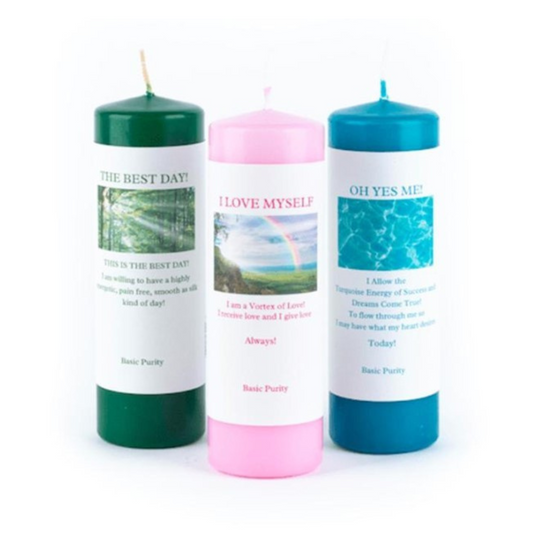 Love, Success and Joy Meditation Candle Set