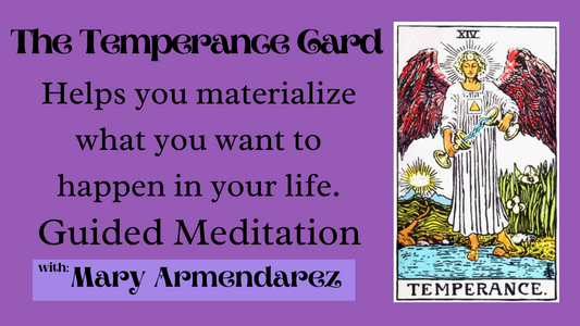 The Temperance Tarot Card Symbols And  Meditation