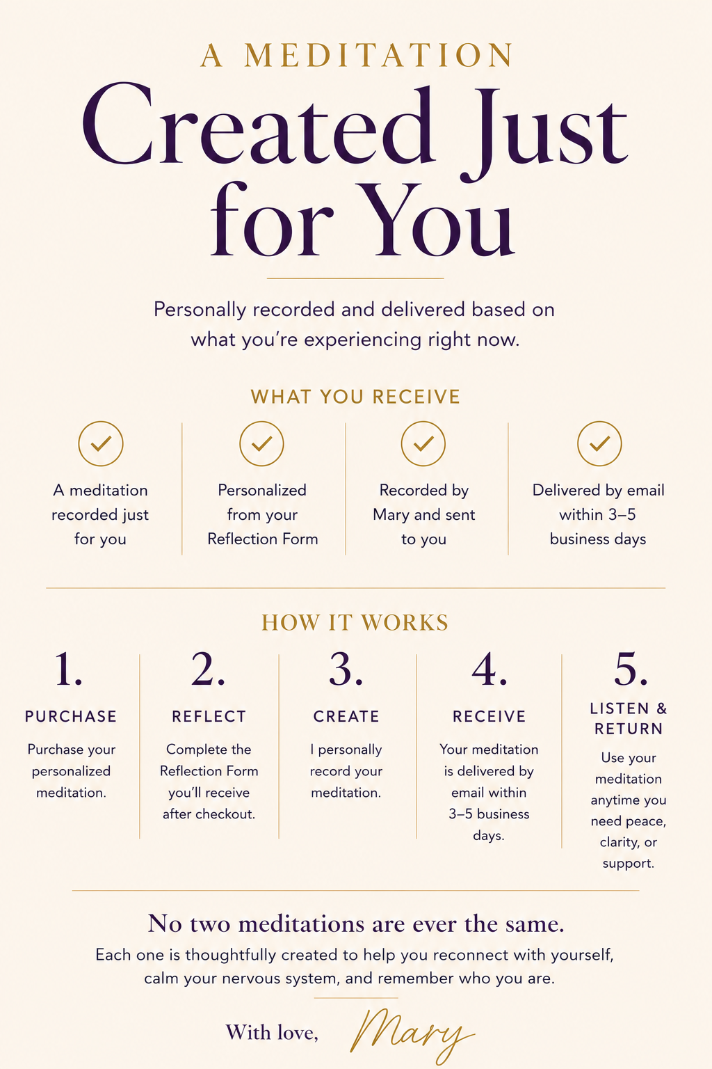A Meditation Created Just for You!