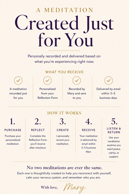 A Meditation Created Just for You.