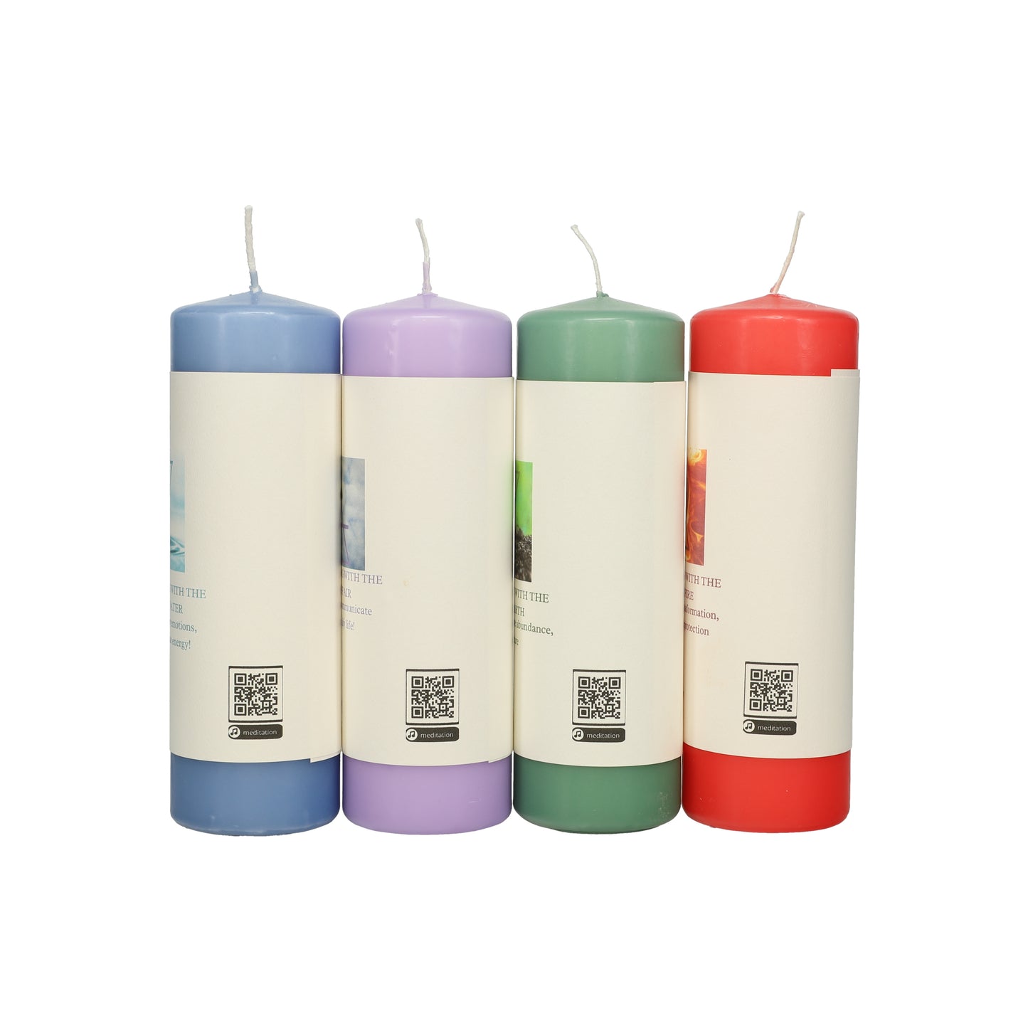 four element candle set