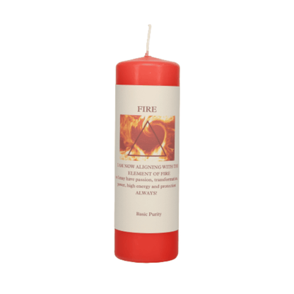 fire meditation candle by Mary Armendarez