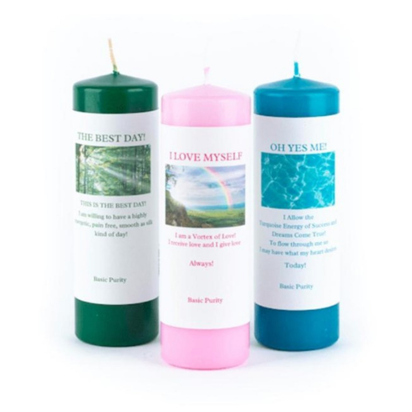 Love, Success and Joy Meditation Candle Set