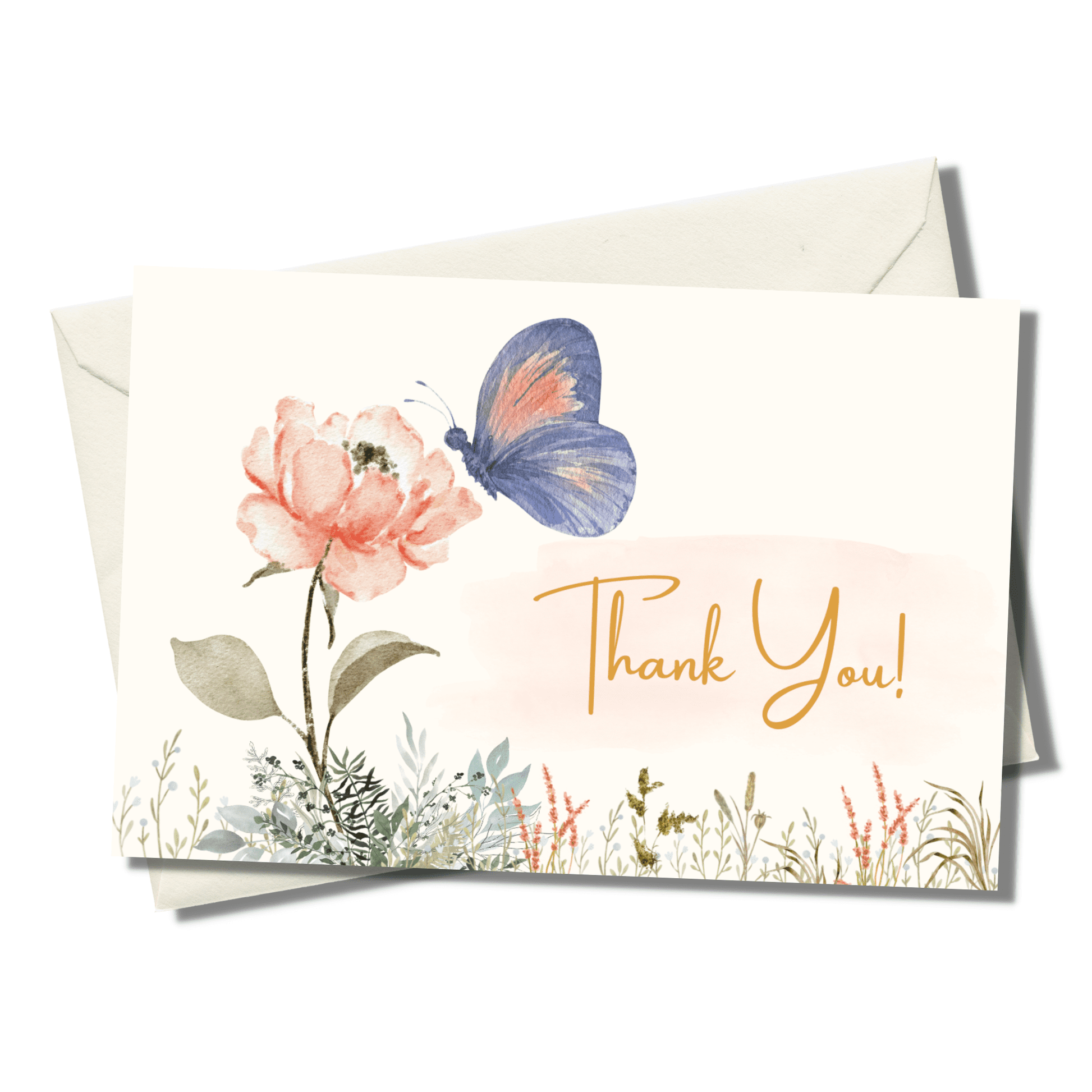 thank you personalized meditation card